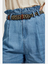Moodo Сини дамски къси панталони от деним Moodo