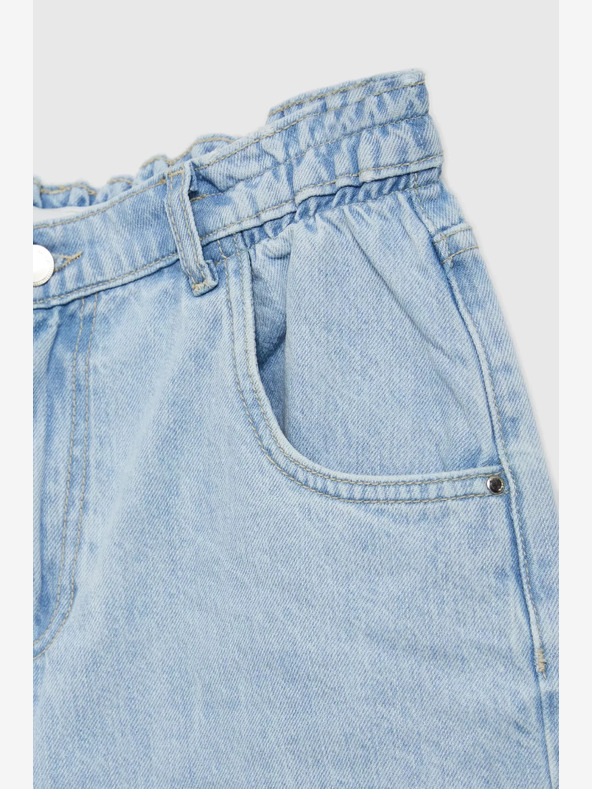 Moodo Светлосини къси панталони от деним за жени Moodo