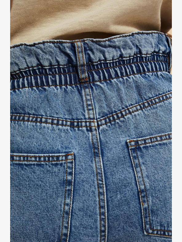 Moodo Сини дамски къси панталони от деним Moodo