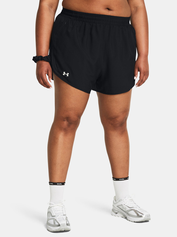 Under Armour Дамски шорти Under Armour UA Fly By 3''&-BLK