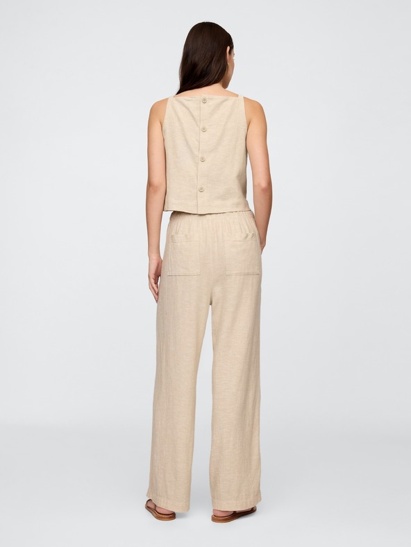 GAP Ленени широки панталони GAP