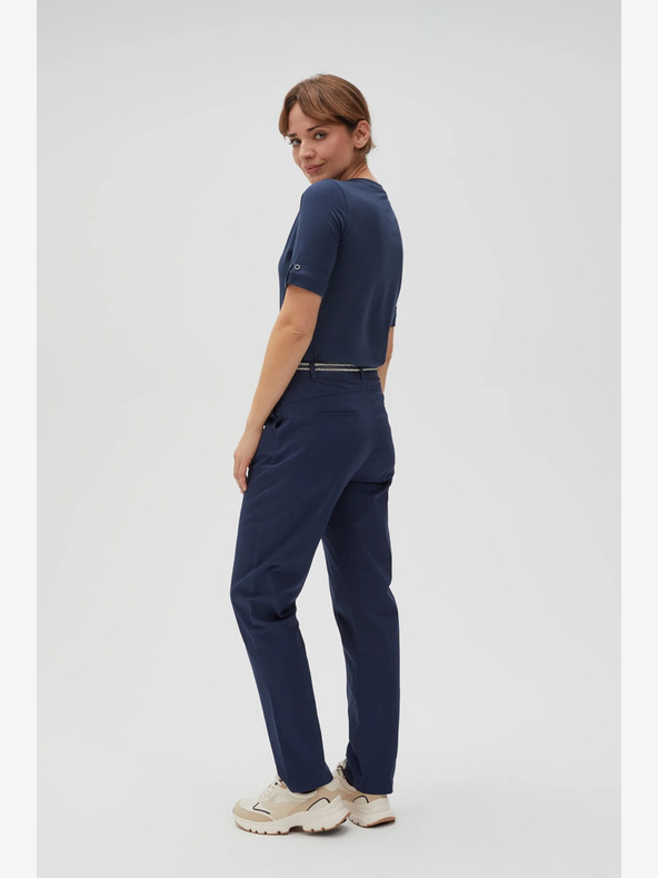 Moodo Тъмно син дамски панталон Moodo