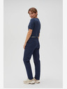 Moodo Тъмно син дамски панталон Moodo