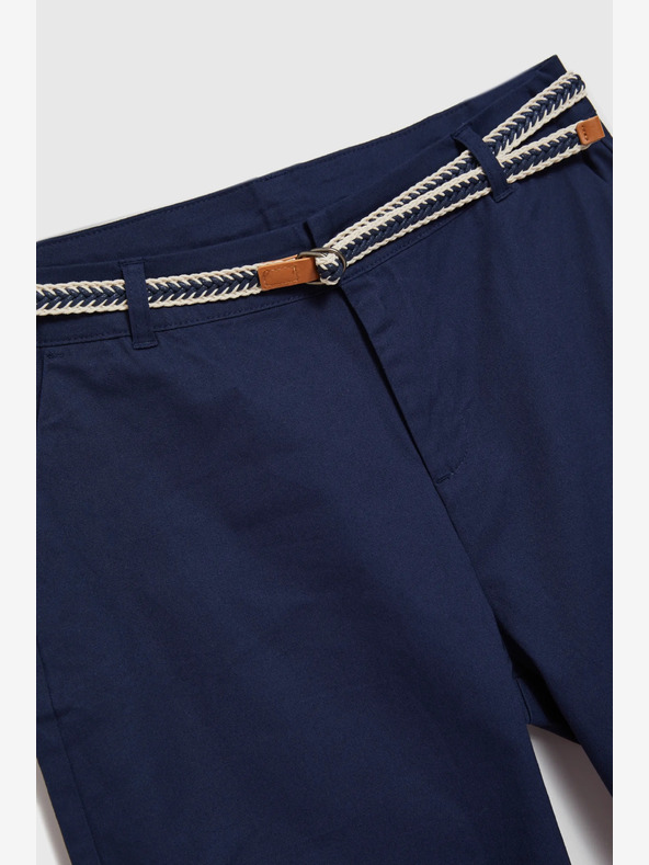 Moodo Тъмно син дамски панталон Moodo