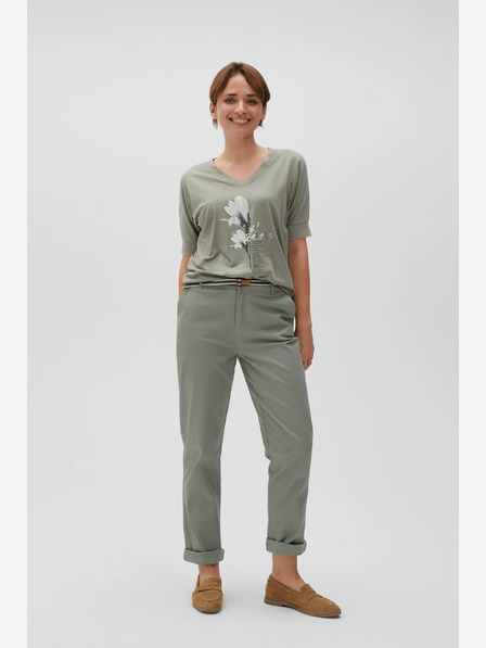 Moodo Зелени дамски панталони Moodo