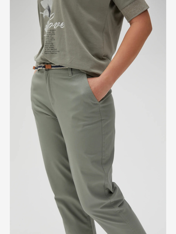 Moodo Зелени дамски панталони Moodo