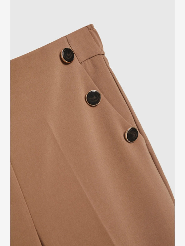 Moodo Кафяв дамски панталон Moodo