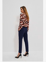 Moodo Тъмно син дамски панталон Moodo
