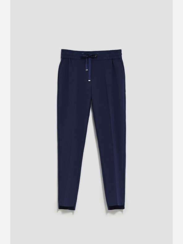 Moodo Тъмно син дамски панталон Moodo