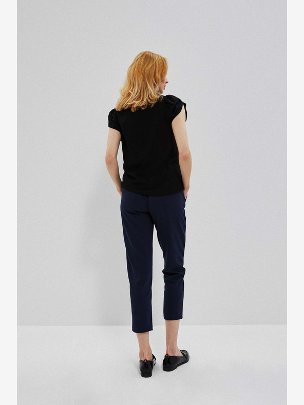 Moodo Тъмно син дамски панталон Moodo