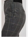 Moodo Сив дамски кариран панталон Moodo
