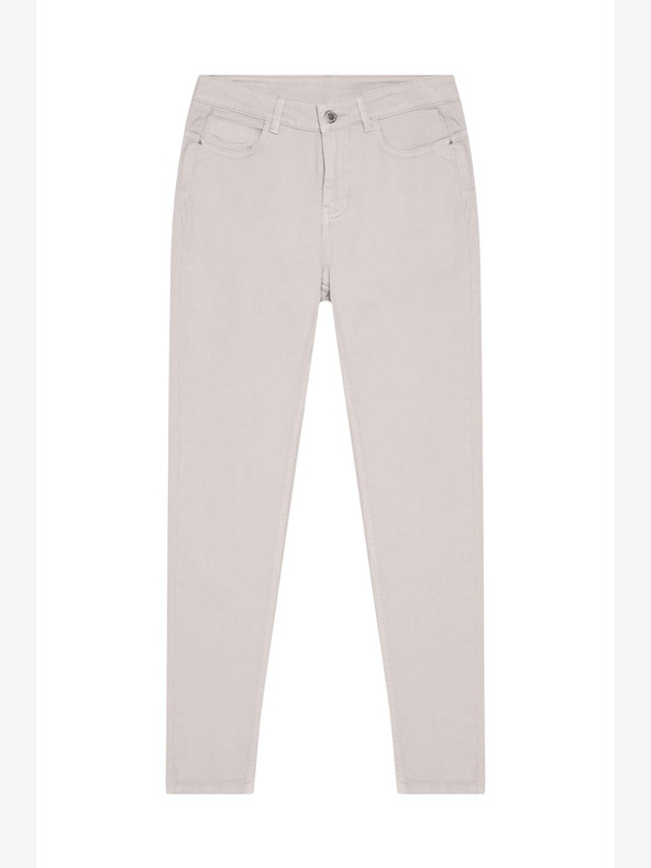 Moodo Светлосиви дамски панталони Moodo