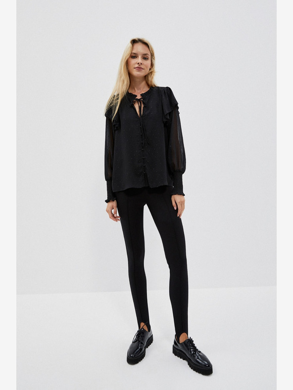 Moodo Черни дамски панталони Moodo