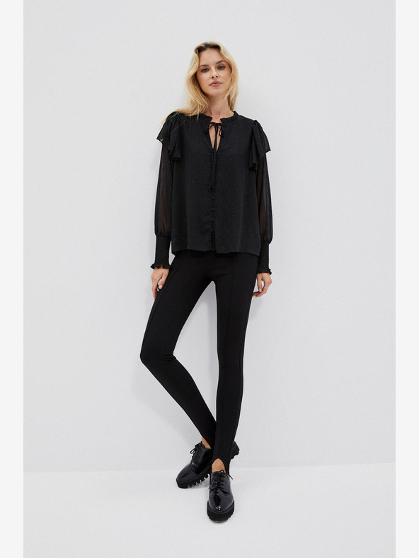 Moodo Черни дамски панталони Moodo