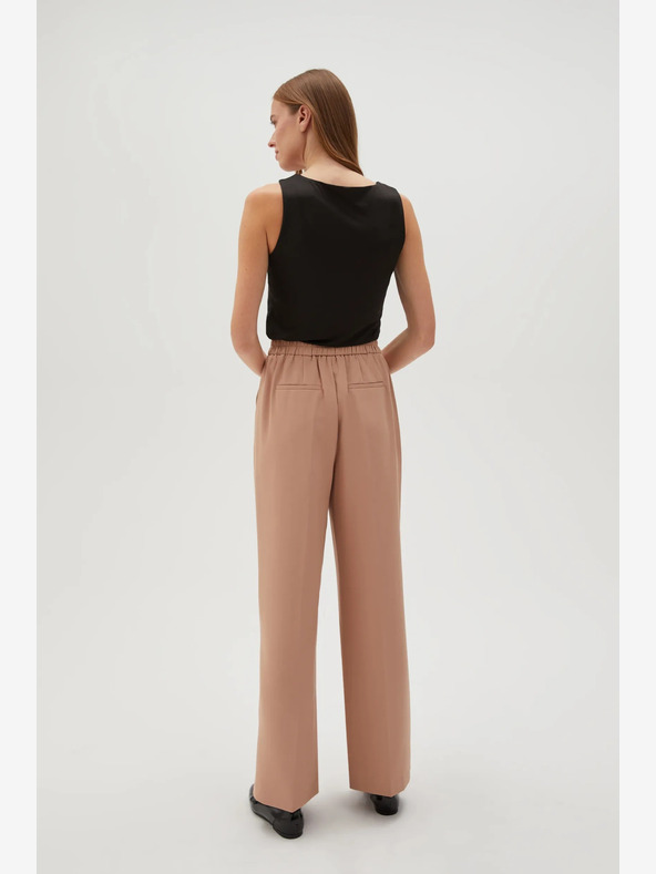 Moodo Кафяв дамски панталон Moodo