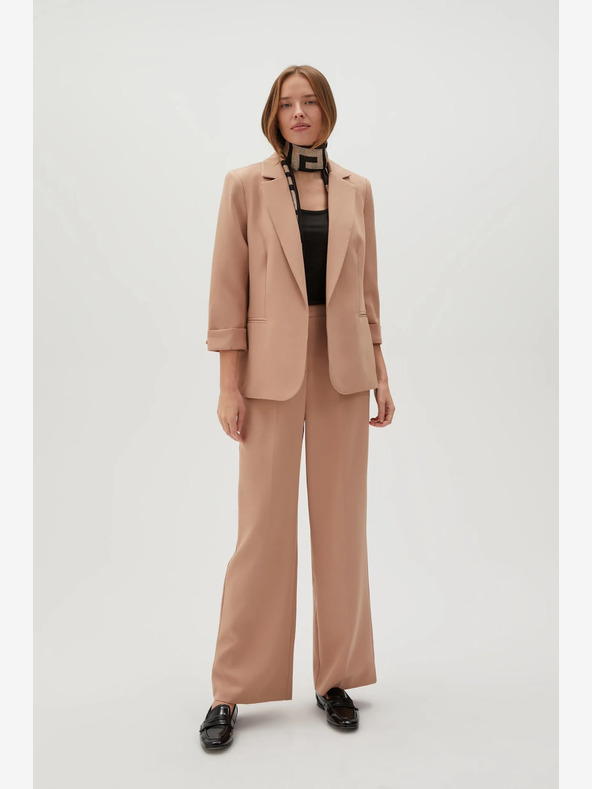 Moodo Кафяв дамски панталон Moodo