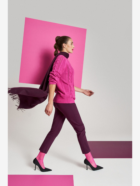 Moodo Бургундски панталон за жени Moodo