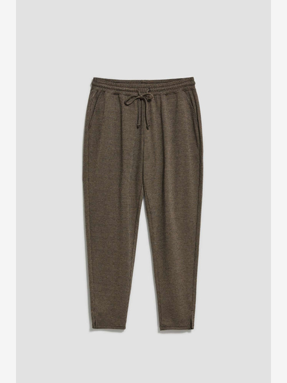 Moodo Черно-кафяв дамски панталон Moodo