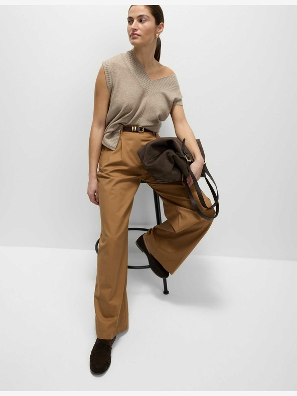 Marks & Spencer hnědá Панталон