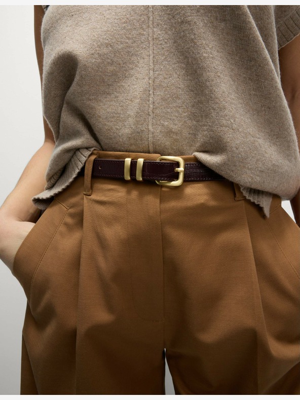 Marks & Spencer hnědá Панталон