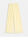 Marks & Spencer Широк тъкан панталон с плисирана предна част Marks & Spencer жълт