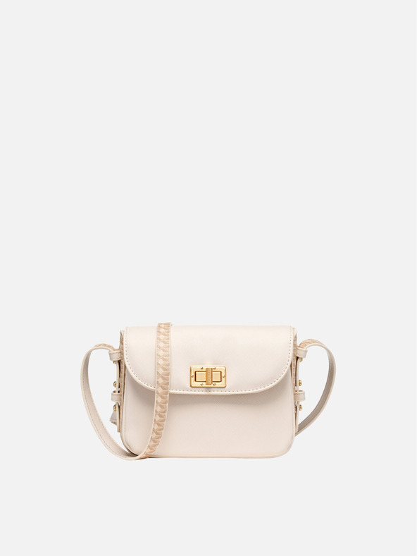 Geox Кремава дамска чанта Geox Kleopy