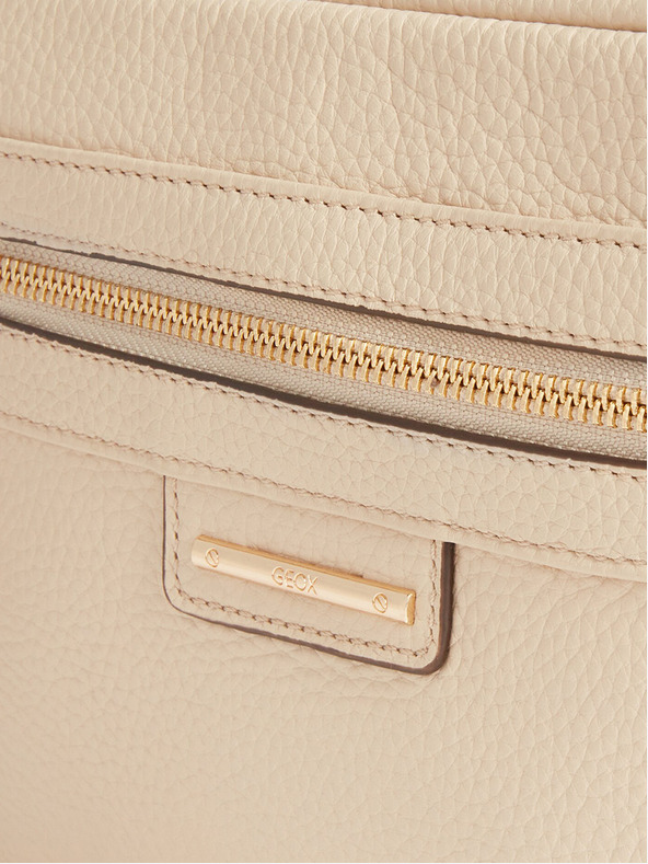 Geox Кремава дамска чанта Geox