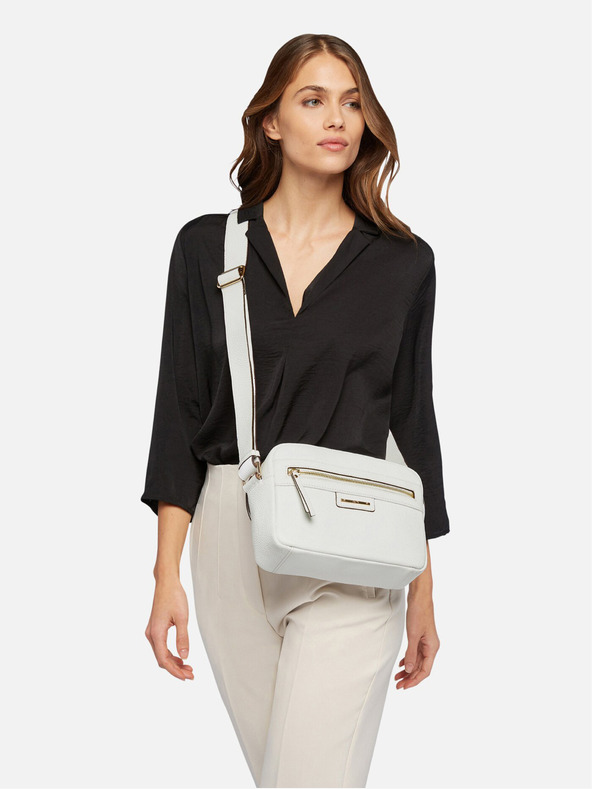 Geox Бяла дамска чанта Geox Blandine