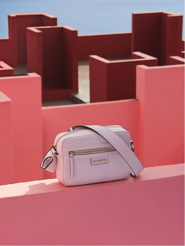 Geox Бяла дамска чанта Geox Blandine