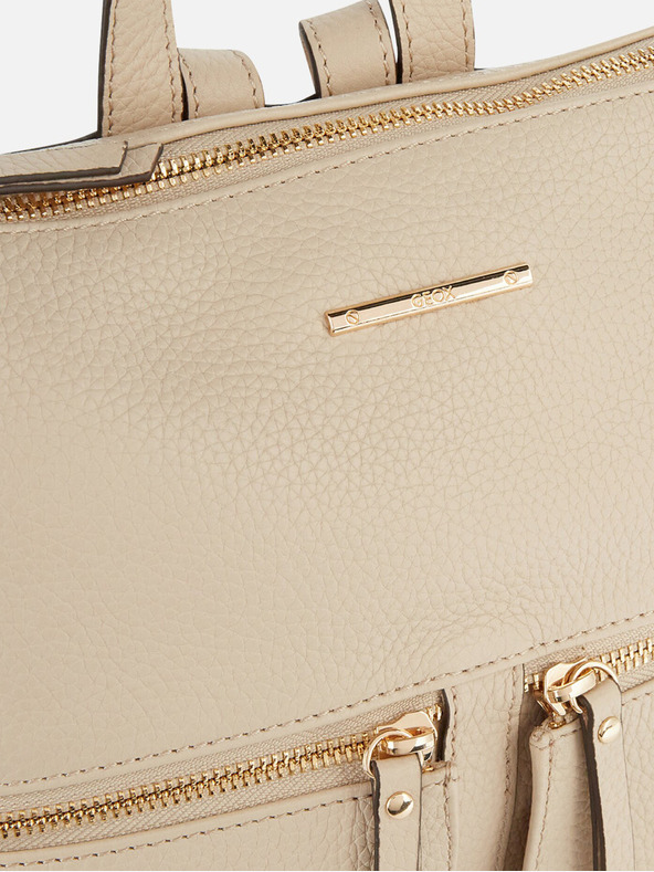 Geox Кремава дамска раница Geox