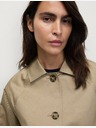Marks & Spencer Удължено палто за кола Stormwear™ от висококачествен памук Marks & Spencer бежово