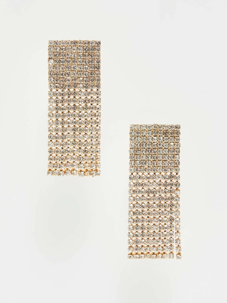 Moodo Дамски обеци в златист цвят Moodo