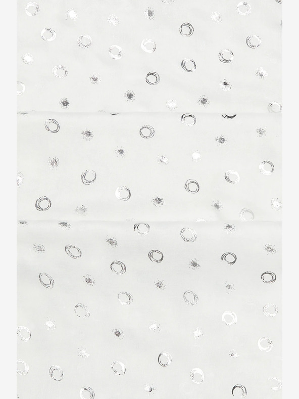 Moodo Бял дамски шал на точки Moodo