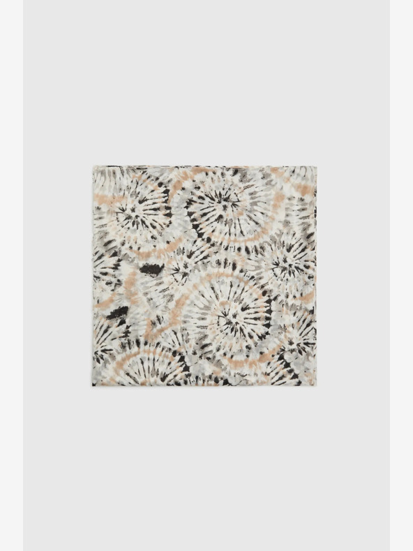 Moodo Бежов дамски шарен шал Moodo