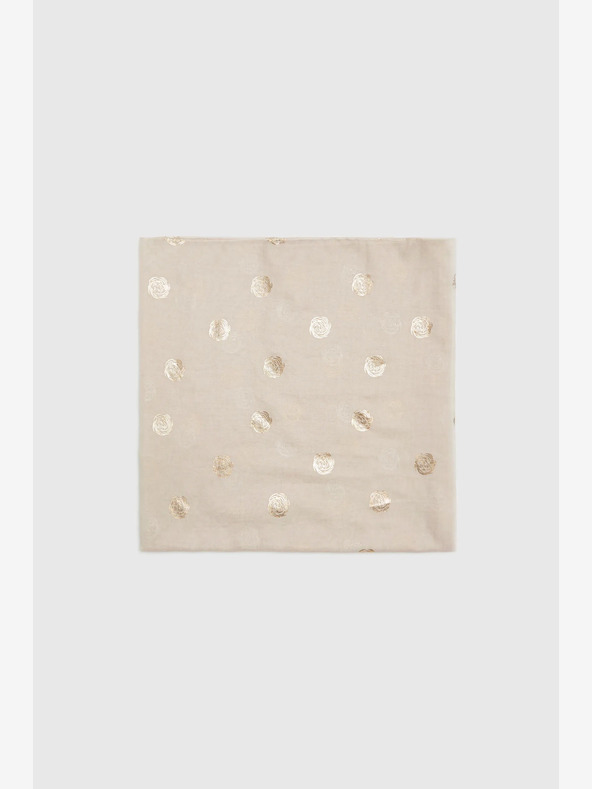 Moodo Бежов дамски шал на точки Moodo