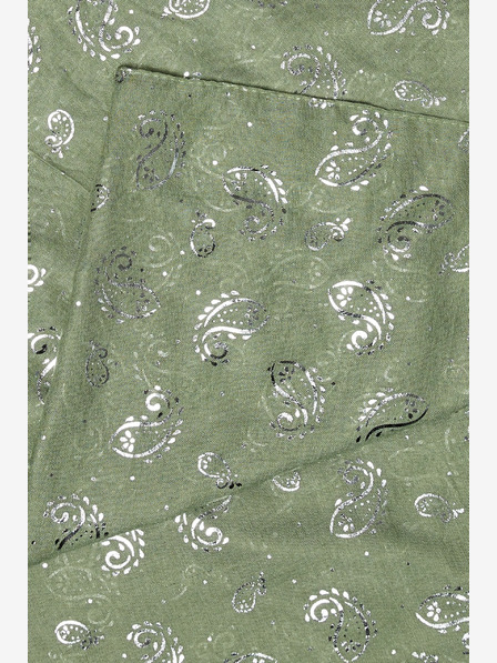 Moodo Зелен дамски шарен шал Moodo