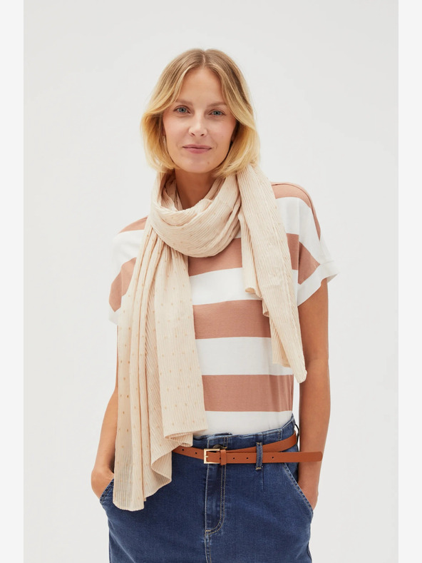 Moodo Бежов дамски шал Moodo