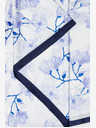Moodo Бяло и синьо дамско флорално шалче Moodo