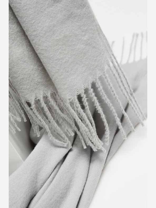 Moodo Светлосив дамски шал Moodo