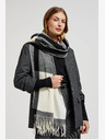 Moodo Бяло и черно дамско шалче Moodo