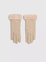 Moodo Бежови дамски ръкавици Moodo