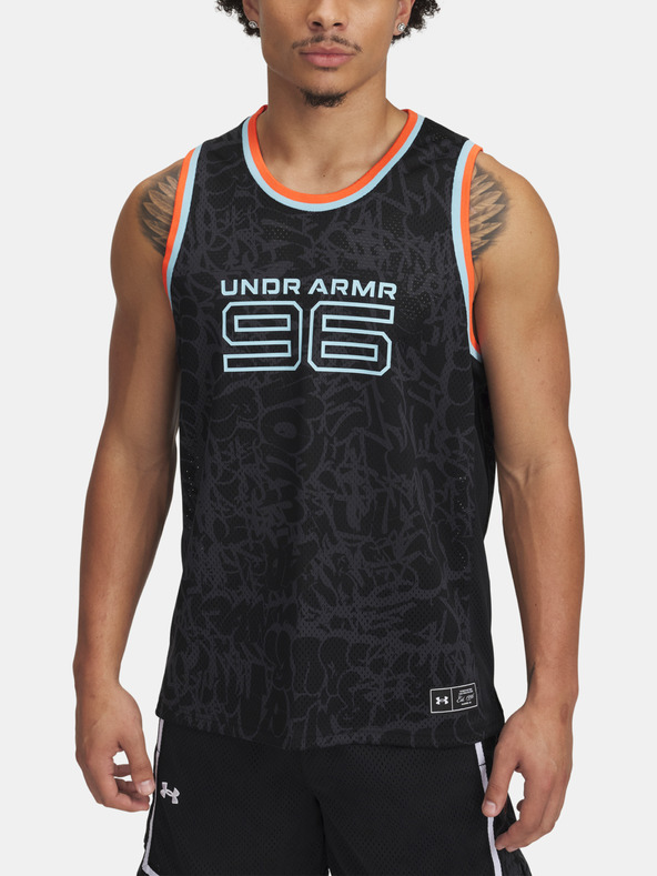 Under Armour Мъжки резервоар Under Armour Zone Pro Mesh Tank с щампа
