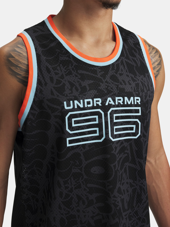 Under Armour Мъжки резервоар Under Armour Zone Pro Mesh Tank с щампа