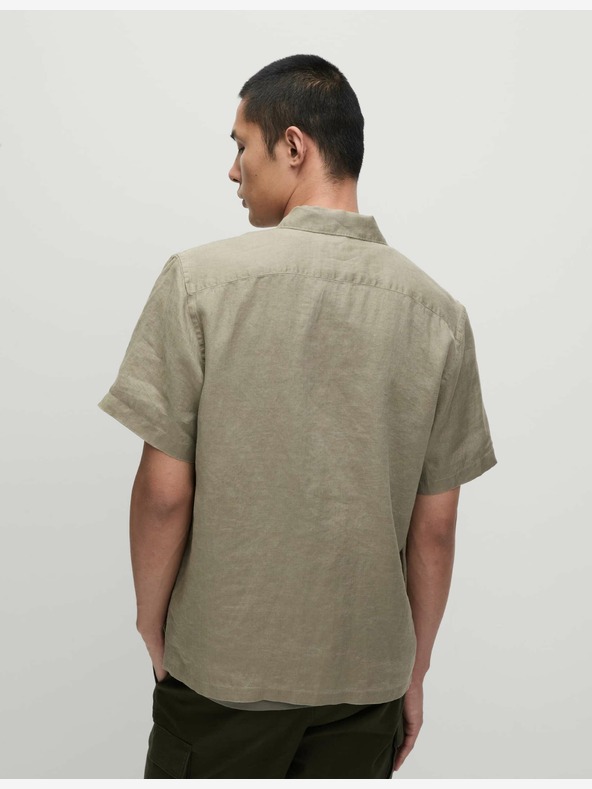 Marks & Spencer Риза от чист лен Marks & Spencer кафява