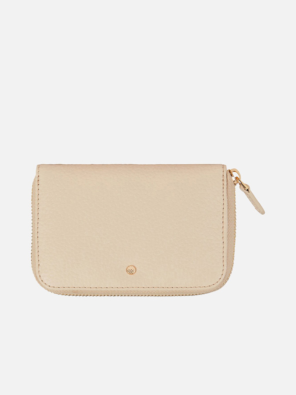 Geox Кремав дамски портфейл Geox