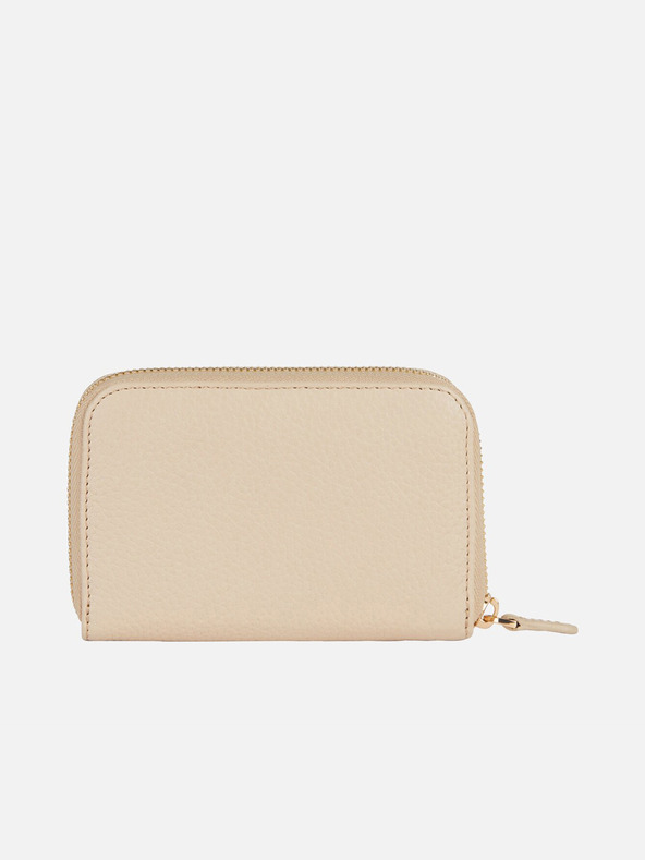 Geox Кремав дамски портфейл Geox