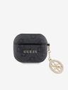 Guess Guess 4G Script PC/PU калъф за AirPods 3 черен