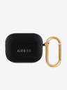Guess Guess PU Grained Classic Logo Калъф за AirPods 3 Черен