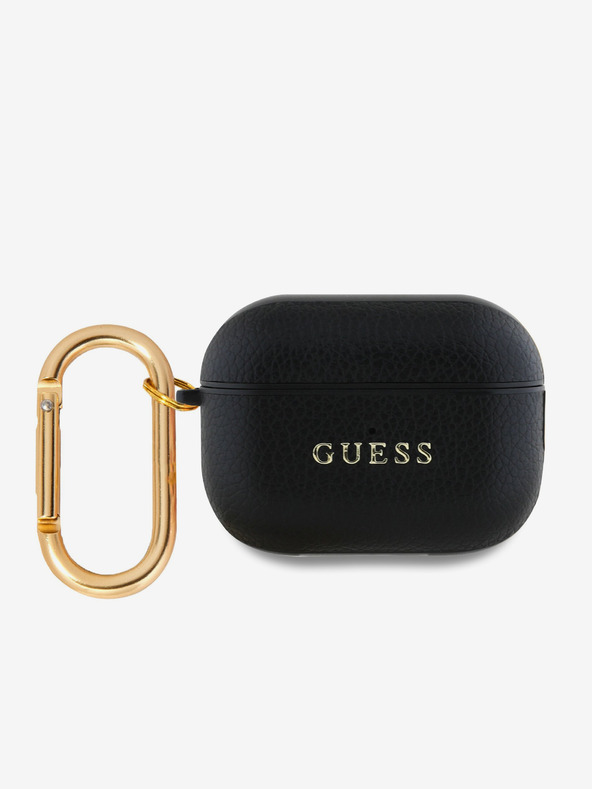 Guess Guess PU Grained Classic Logo Калъф за AirPods Pro 2 Black