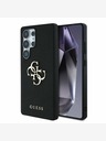 Guess Guess PU Grained 4G Metal Logo Back Cover за Samsung Galaxy S25 Ultra Black